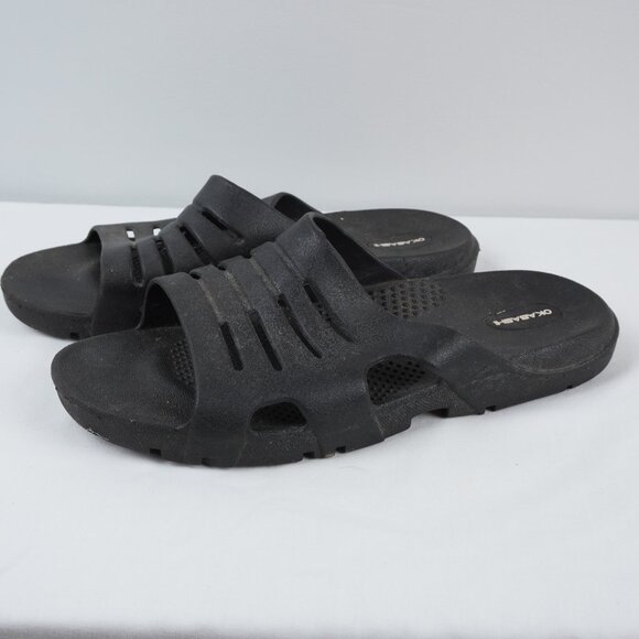 Okabashi Eurosport‎ Unisex Black Sandals Size LL Men's 9/10 Women's 11/12 - Picture 8 of 9